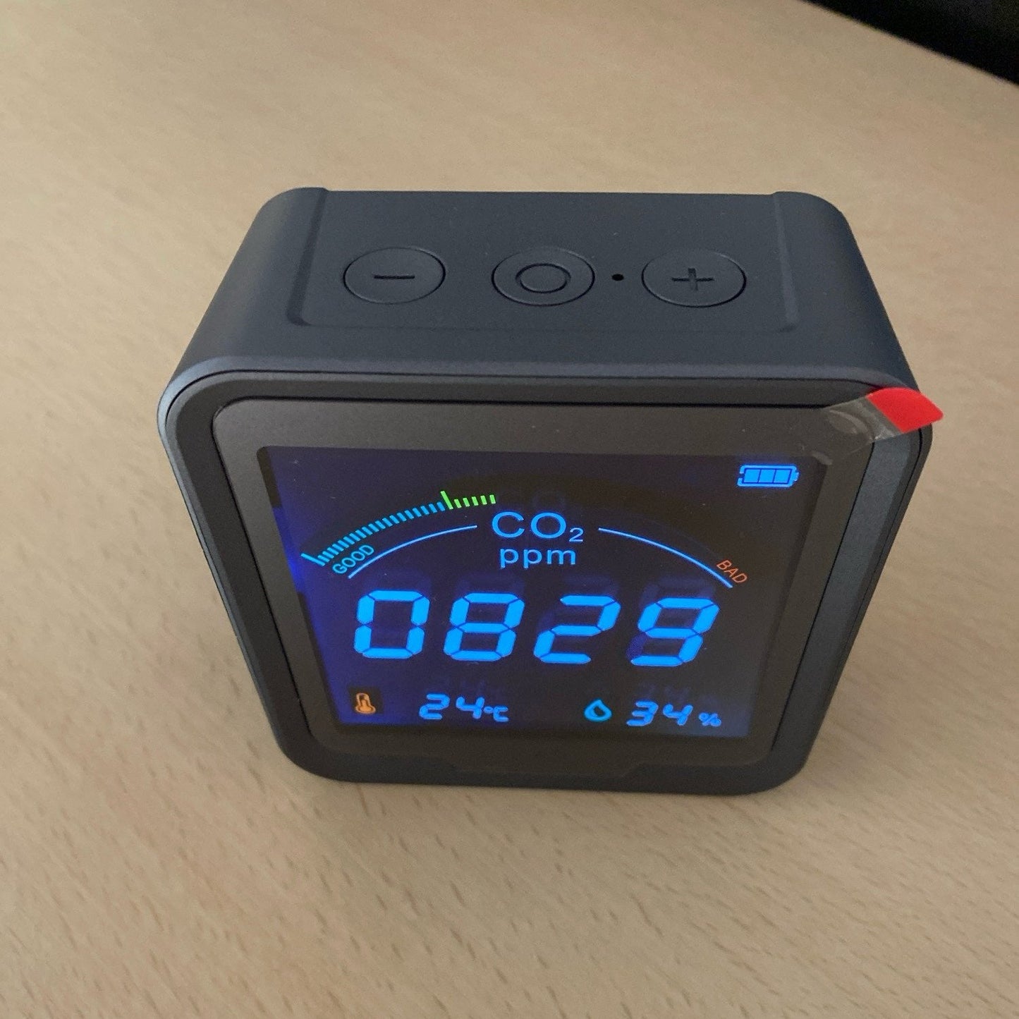 Royelle Smart Carbon Dioxide Monitor for Home - Real-Time Air Quality Sensor with Alerts