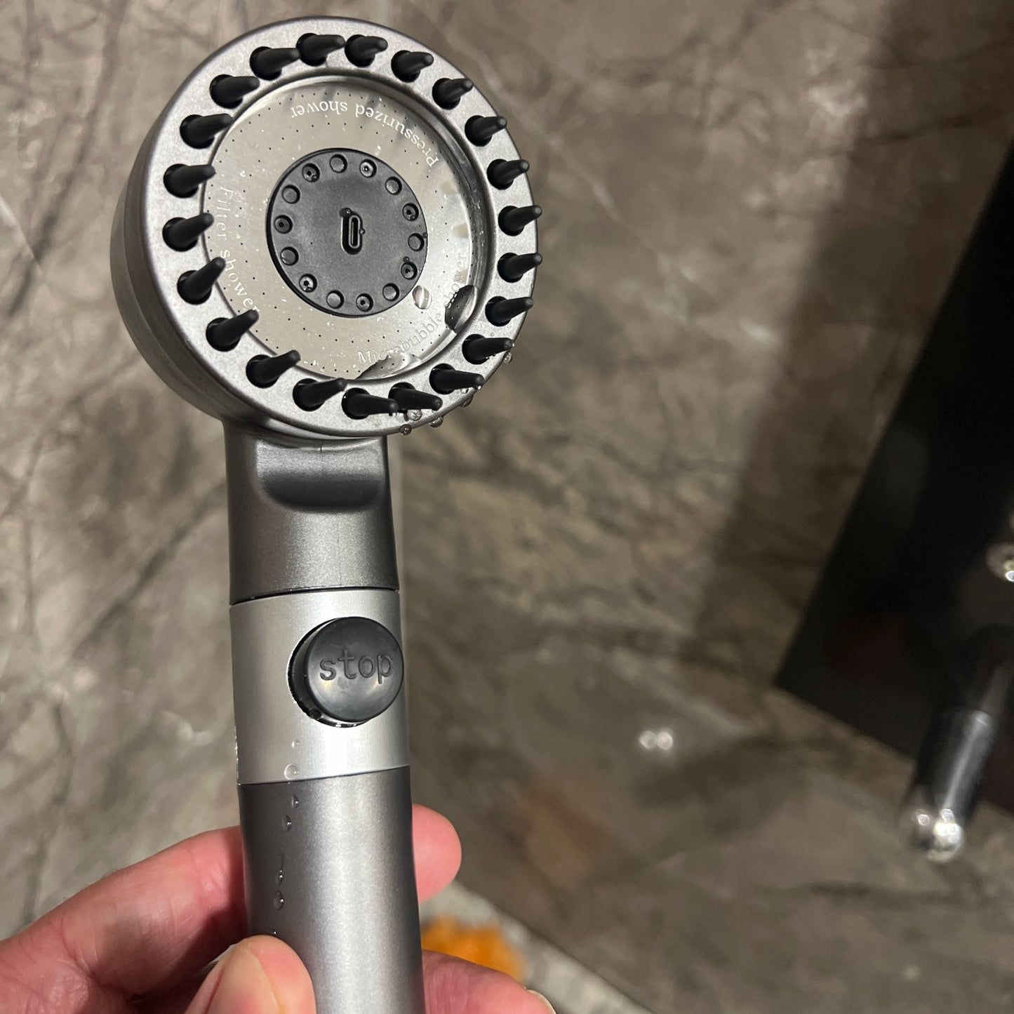Royora Filtered High-Pressure Handheld Shower Head Bundle with 6 Replacement Filters