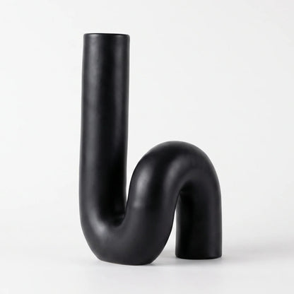 Abstract Geometric Tubular Display Vase - Nodulo 2