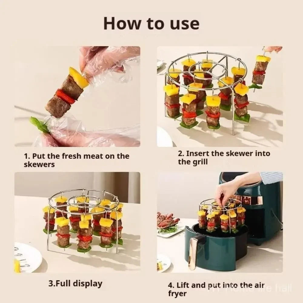 Air Fryer Skewer Grill 4