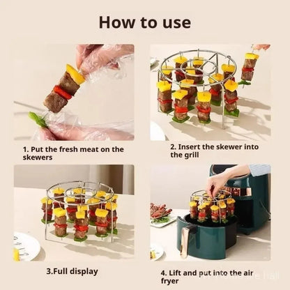 Air Fryer Skewer Grill 4