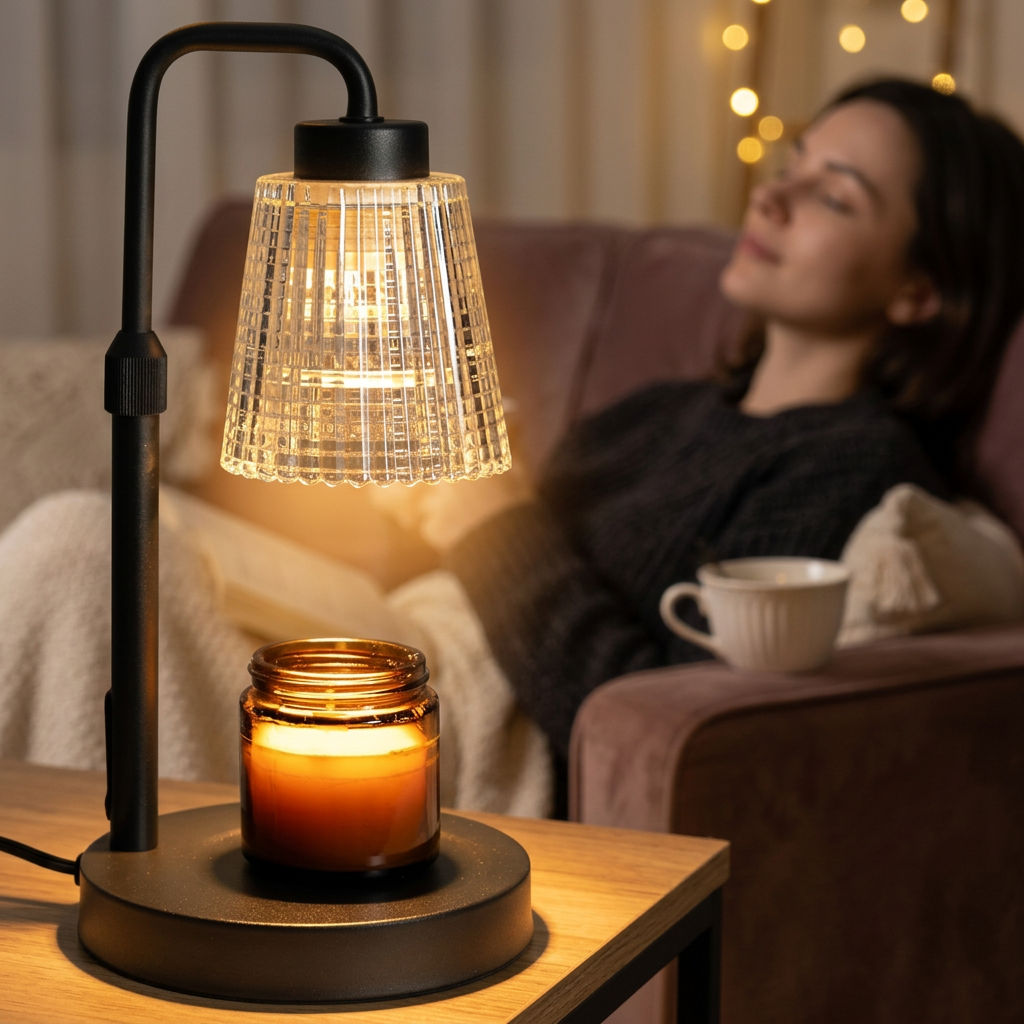 Ambient Metal Candle Warmer Lamp 1