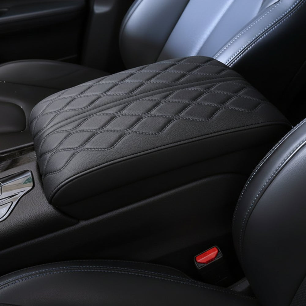 Ambra Memory Foam Car Armrest Cushion for Center Console Protection and Comfort 2