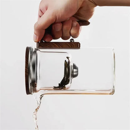 Artisan Glass Teapot With Infuser 8