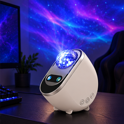 Royelle Aurora Galaxy Projector LED Night Light-Remote Control Room Lamp