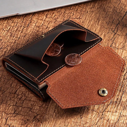 Auto Retractable RFID Blocking Card Wallet BLXCK NORWAY™ 3
