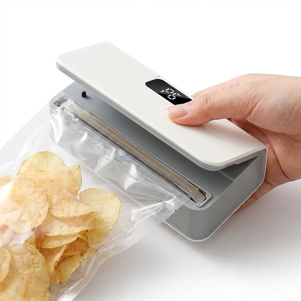 Bag Sealer Magnetic Mini Battery Operated Plastic 2