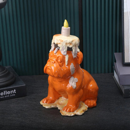 Balloon Dog Resin Sculpture with Ice Cream Cone & Birthday Cake 2
