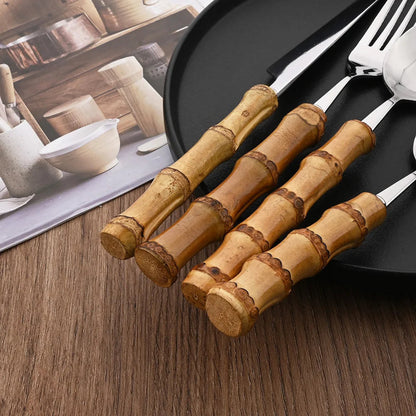Bamboo Cutlery 24pc Set 3