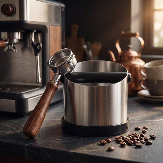 Baristo - Stainless Steel Espresso Knock Box 1