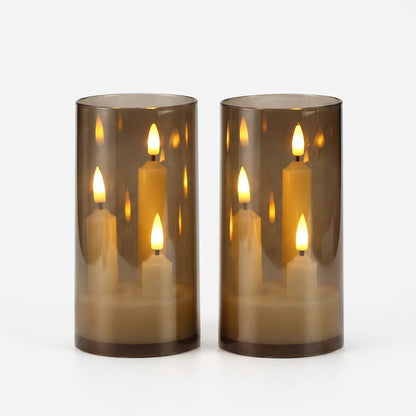 Battery-Operated Artificial Candle Set - Glowick 0