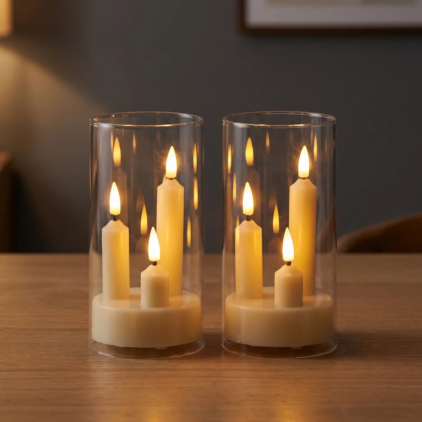 Battery-Operated Artificial Candle Set - Glowick 1