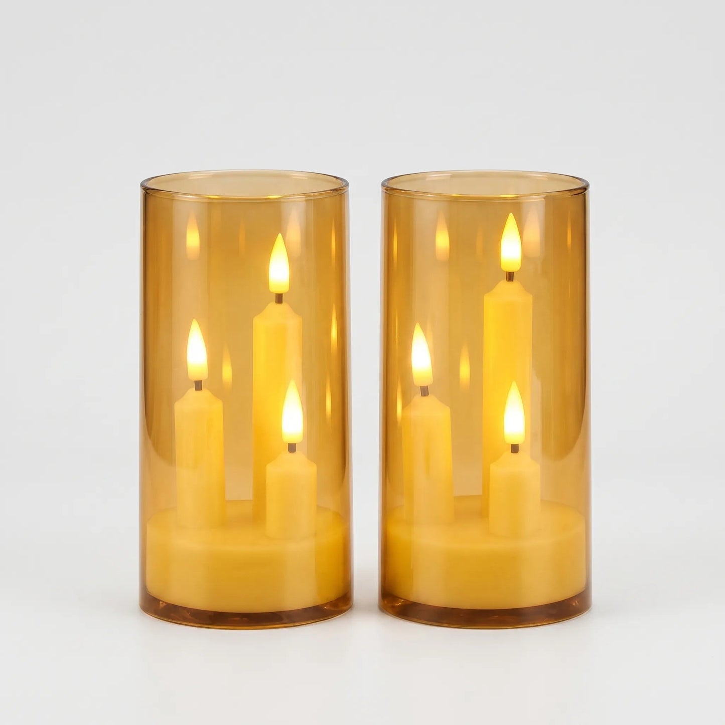 Battery-Operated Artificial Candle Set - Glowick 4