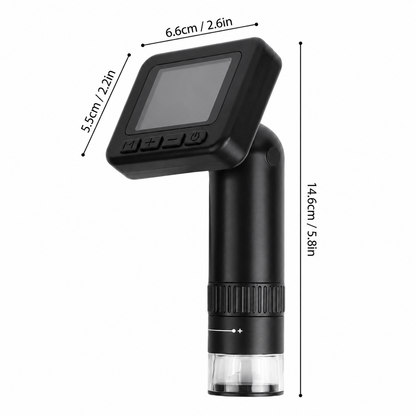 Royeva Portable Digital Microscope-HD Screen Camera For Science Learning And Kids