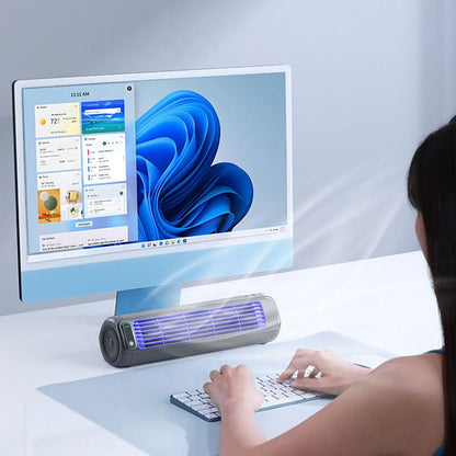 Bladeless Portable Air Cooler Fan | Rechargeable 2000mAh | Wall Mount & Tabletop | 12-Hour Battery 1