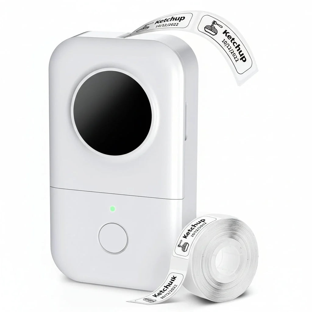 Bluetooth Thermal Label Maker Mini Portable Printer Home Office Organization 1