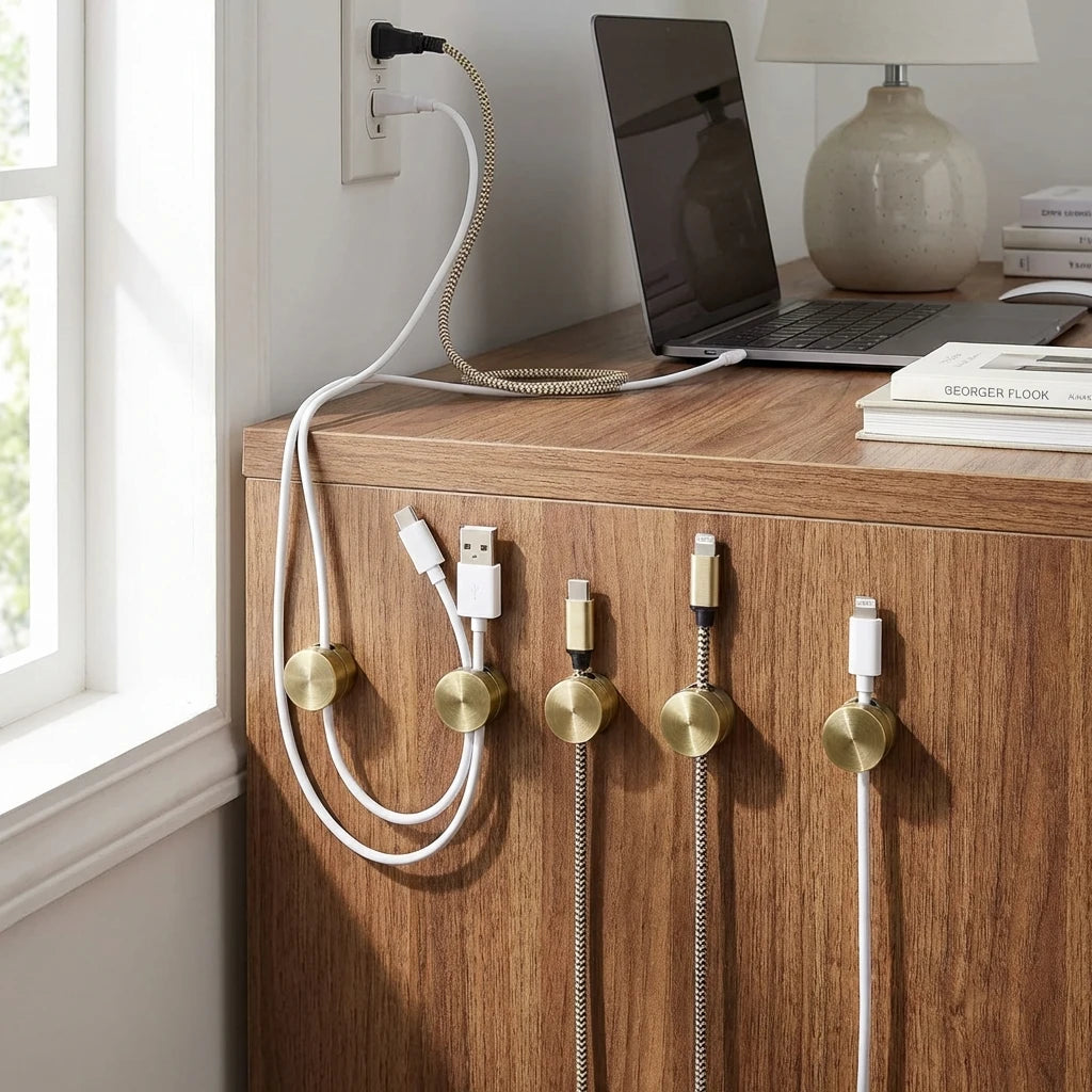 Cable Clips Screw Cable Management Clips 3 Pack for Desk and Wall 3