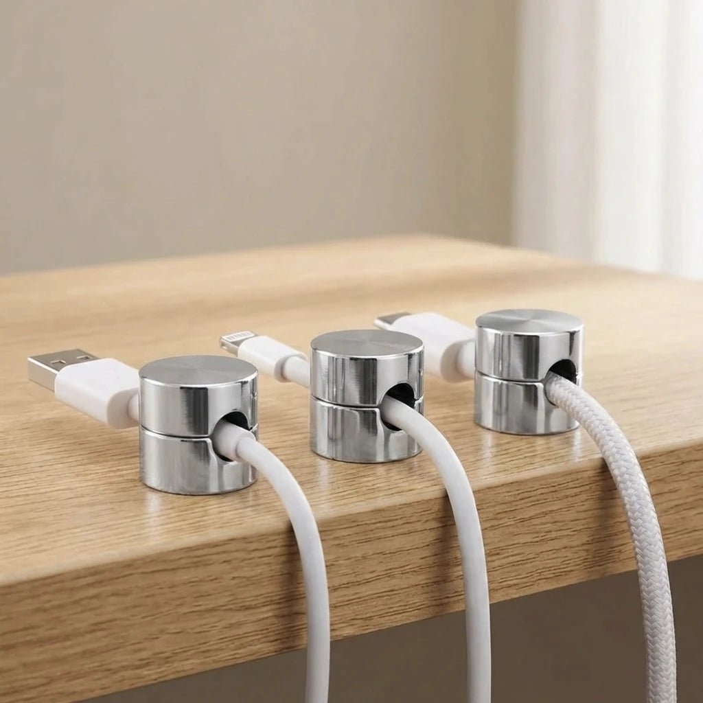 Cable Clips Screw Cable Management Clips 3 Pack for Desk and Wall 4