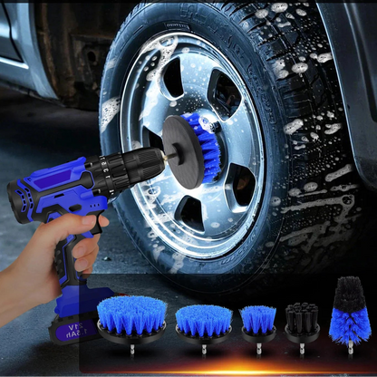 Car Detailing Brush Kit Professional Cleaning Set for Interior Exterior & Wheels 3
