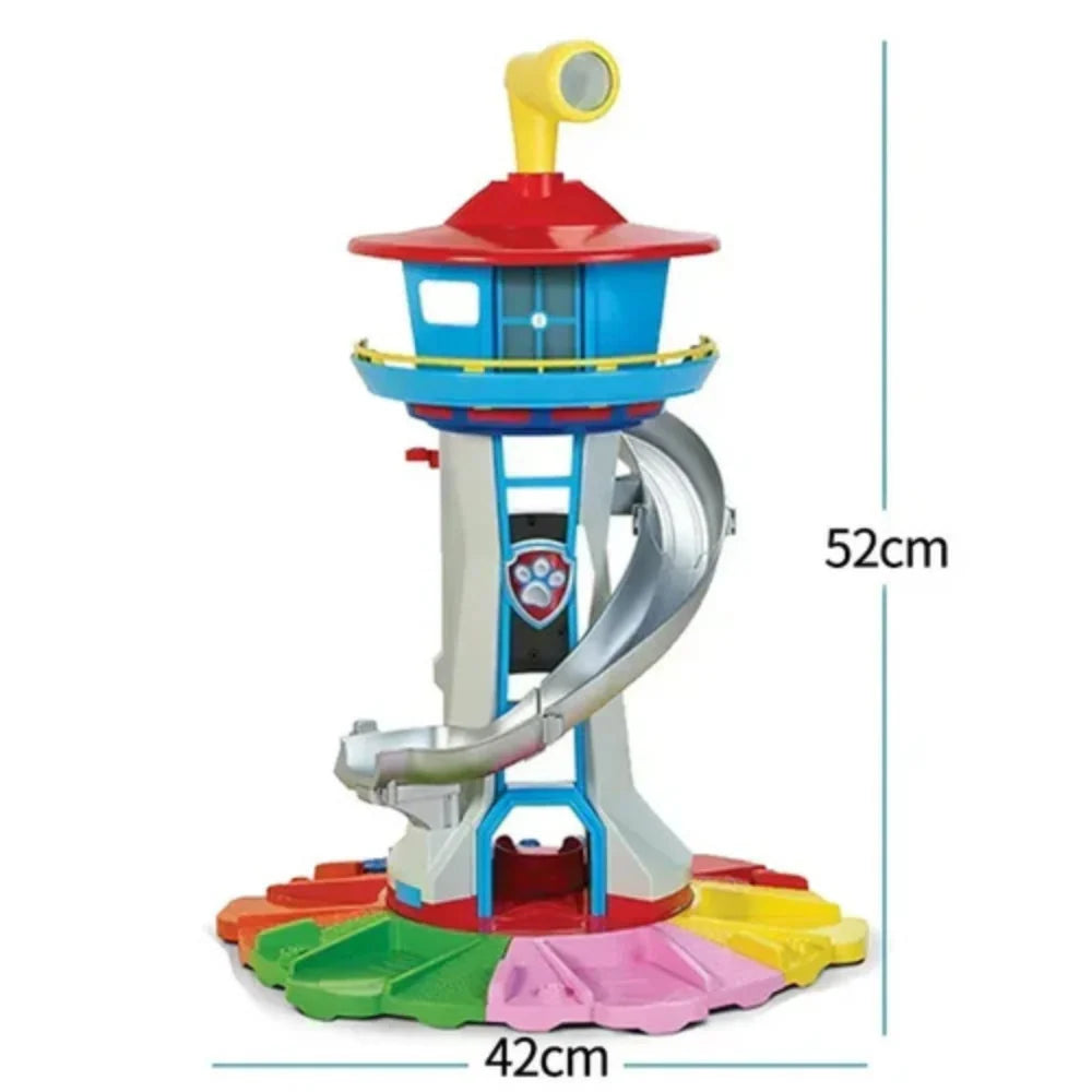 Car Track Playset – Spiral Slide Tower with Toy Vehicles & Rescue Figures 5