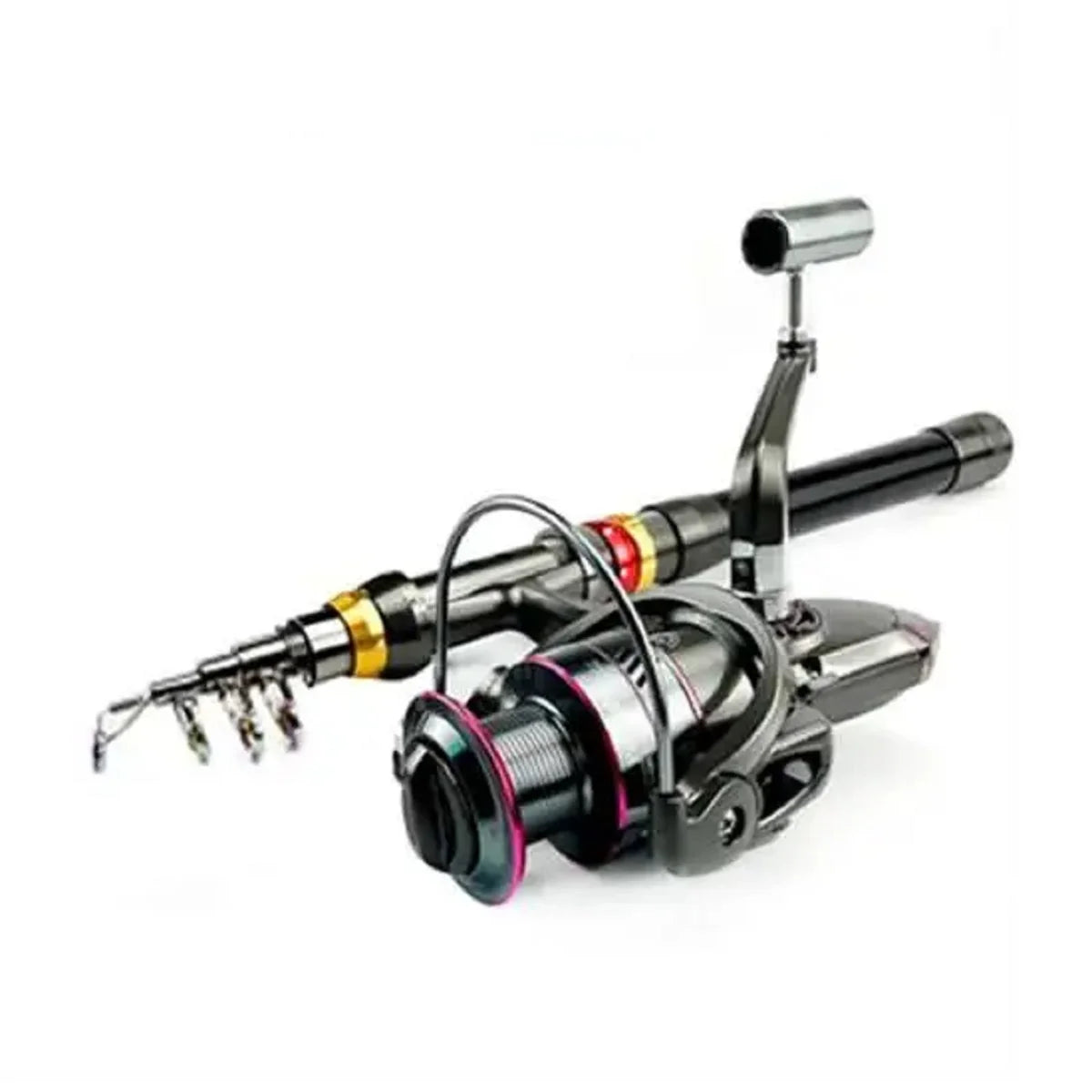 Carbon Fiber Telescopic Fishing Rod And Reel Combo – Super Hard Spinning Kit 0