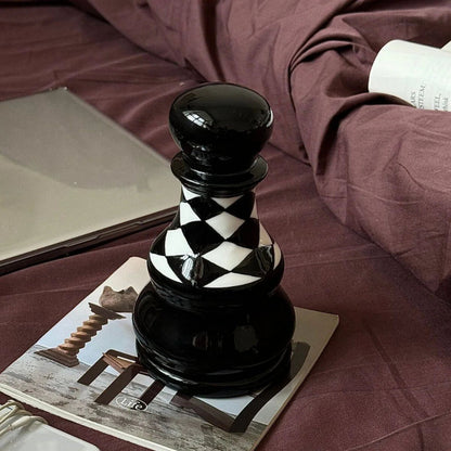 Ceramic Chess Piece Toothpick Holder - Luxury Desktop Decor 0