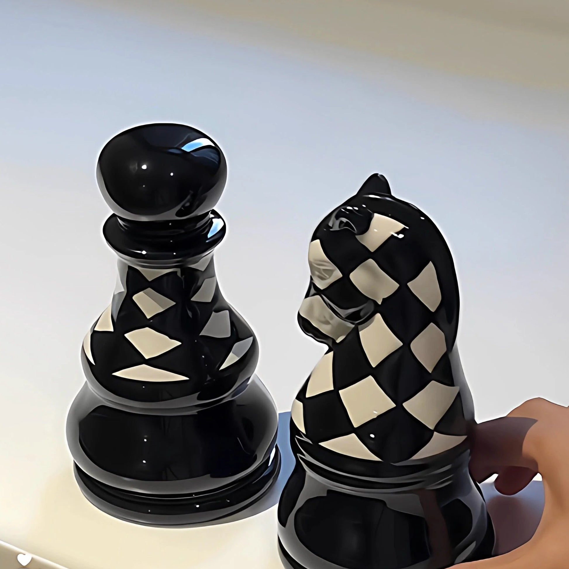 Ceramic Chess Piece Toothpick Holder - Luxury Desktop Decor 7
