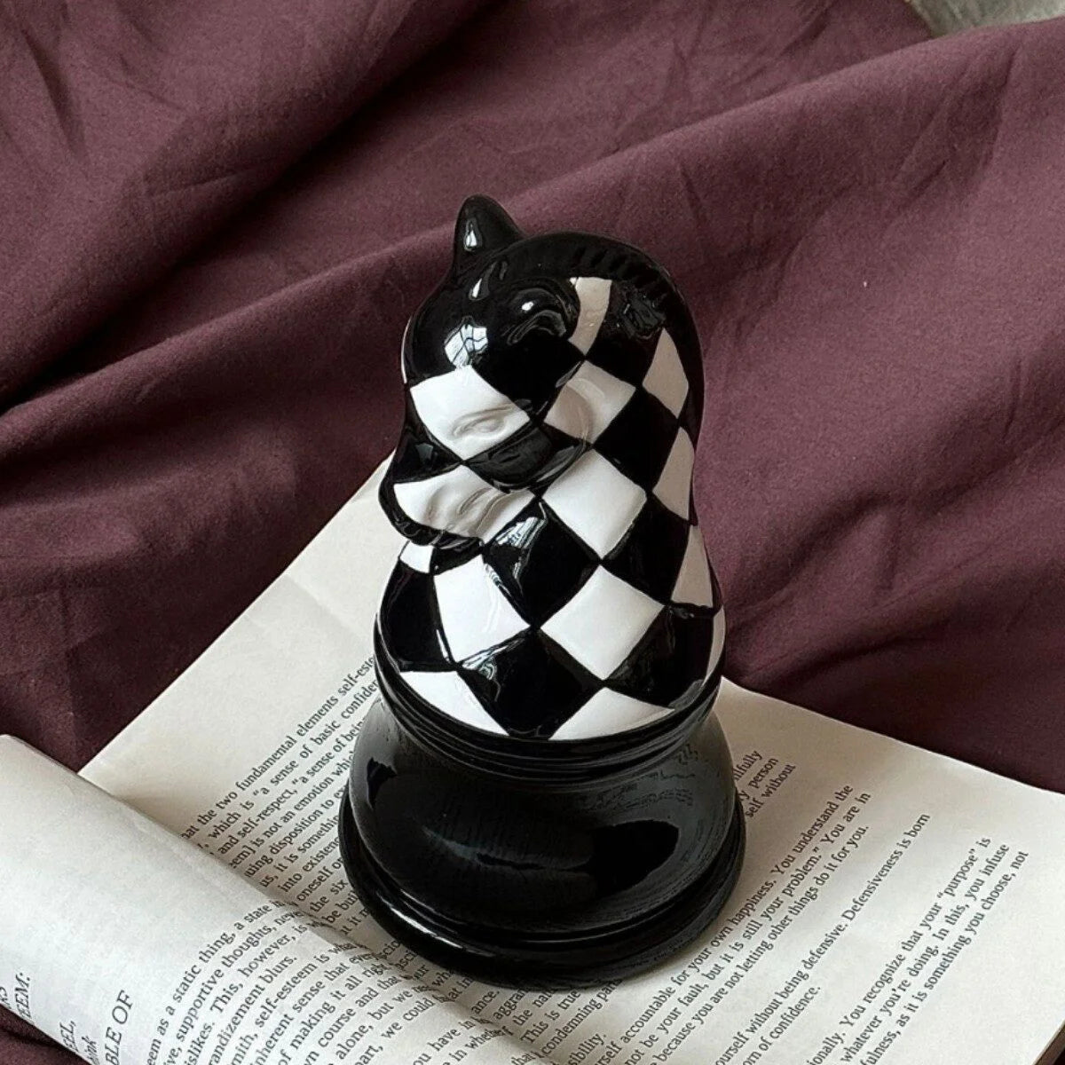 Ceramic Chess Piece Toothpick Holder - Luxury Desktop Decor 8