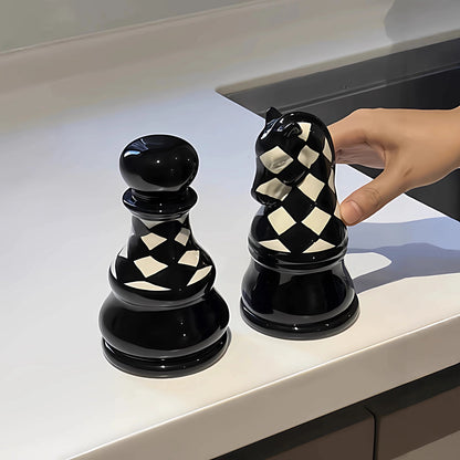 Ceramic Chess Piece Toothpick Holder - Luxury Desktop Decor 9