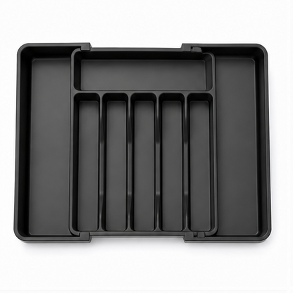 Elanor Extra Large Expandable Silverware Organizer with Adjustable Compartments