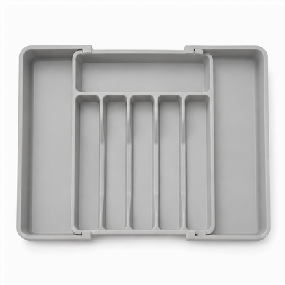 Elanor Extra Large Expandable Silverware Organizer with Adjustable Compartments