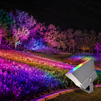 Novara Outdoor RGB LED Floodlight Waterproof Garden Spot Light for Landscaping & Patio