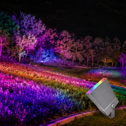 Novara Outdoor RGB LED Floodlight Waterproof Garden Spot Light for Landscaping & Patio