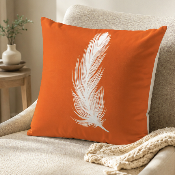 Novara Terracotta Boho Throw Pillow Covers Set of 4-Decorative Square Cushion Cases