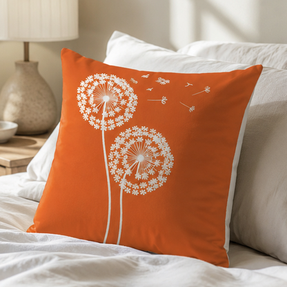 Novara Terracotta Boho Throw Pillow Covers Set of 4-Decorative Square Cushion Cases