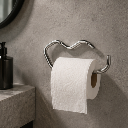 Royora Modern Gold Wall Mount Toilet Paper Holder for Bathroom & Kitchen