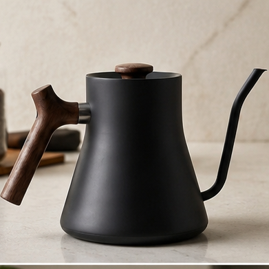 Novara Gooseneck Electric Pour-Over Kettle - 900ml Precision Temperature Control