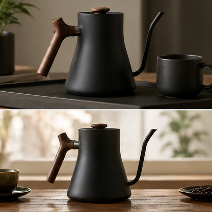 Novara Gooseneck Electric Pour-Over Kettle - 900ml Precision Temperature Control