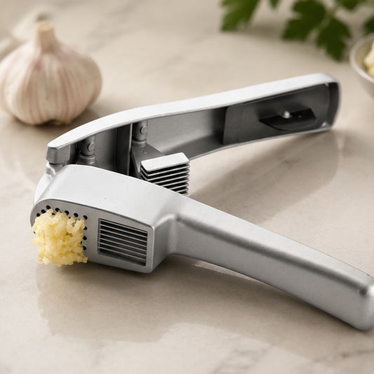 Royora 2-in-1 Aluminum Alloy Garlic Press & Slicer for Easy Kitchen Prep