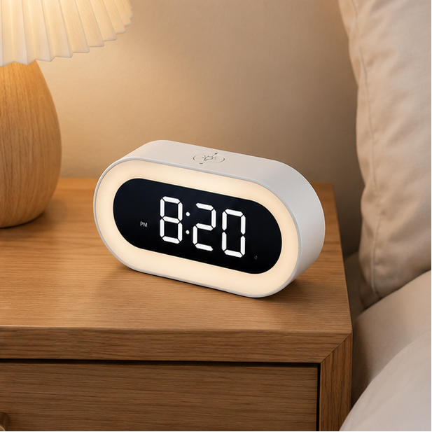 Royelle Dimmable Sunrise Alarm Clock with Nature Sounds & Gentle Wake-Up Light