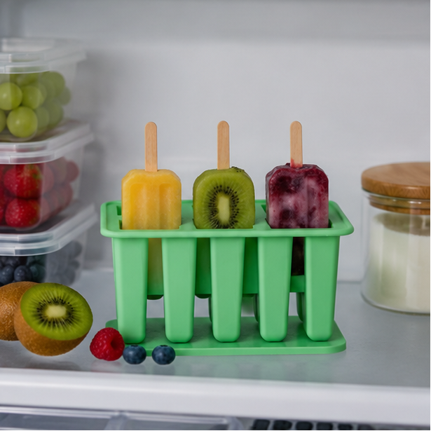 Novara Reusable Silicone Popsicle Molds - DIY Healthy Frozen Treats for Kids & Adults
