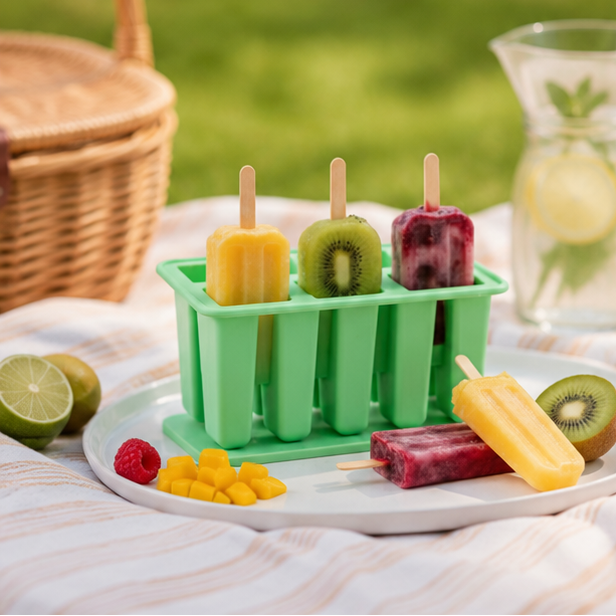 Novara Reusable Silicone Popsicle Molds - DIY Healthy Frozen Treats for Kids & Adults