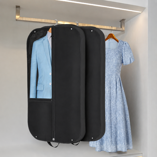 Sovere Waterproof Oxford Garment Bag for Suits, Dresses & Travel Storage