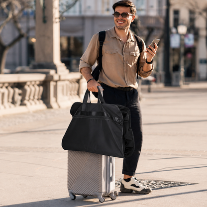 Sovere Waterproof Oxford Garment Bag for Suits, Dresses & Travel Storage