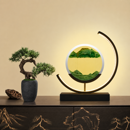 Sovere Sand Glow Lamp with Adjustable LED Lights and Soothing Sand Movement