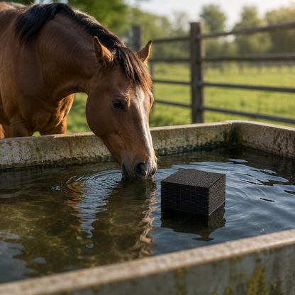 Novara Water Purifier Bio Cube for Livestock Troughs, Aquariums & Animal Water Tanks