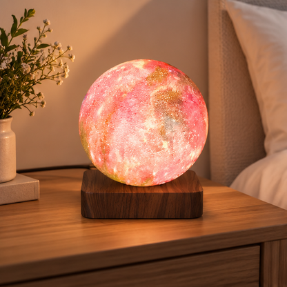 Royora Magnetic Levitation Floating Galaxy Moon Lamp-16 Color Night Light