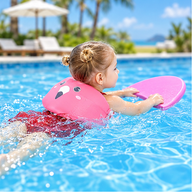 Royeva Infant Swim Trainer-Pool Float With Arm Wings Blue