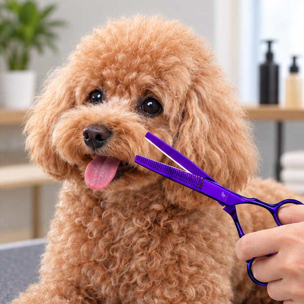 Royeva Professional Pet Grooming Scissors Kit-Rainbow Stainless Steel