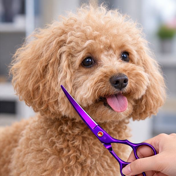 Royeva Professional Pet Grooming Scissors Kit-Rainbow Stainless Steel